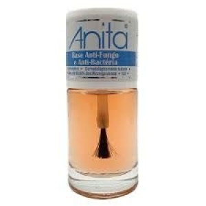 Esmalte Anita Base Anti-Fungo e Anti-Bactéria 10 ml.