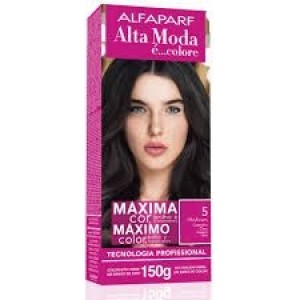 Tinta Alta Moda Com Amônia - 5 Castanho Claro