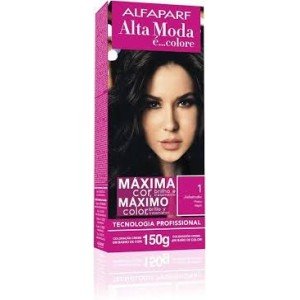 Tinta Alta Moda Com Amônia - 1.0 Preto