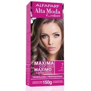 Tinta Alta Moda Com Amônia - 7 Louro