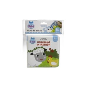 Livro para Banho Amiguinhos da Fazenda 15 cm x 15 cm - Todolivro