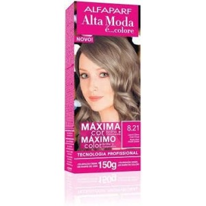 Tinta Alta Moda Com Amônia - 8.21 Louro Claro Cinza