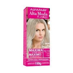 Tinta Alta Moda Com Amônia - 12.13 Louro Bege Platina