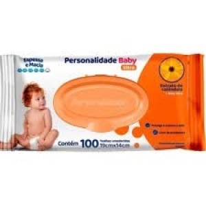 Toalha Umedecida Personalidadae Baby Ultra com 100