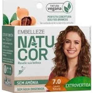 Tinta Natucor Sem Amônia - 7.0 Louro Natural