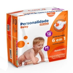 Fralda Personalidade Jumbinho M Com 20
